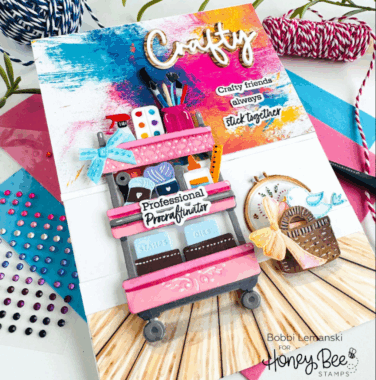 Alternative view of HONEY BEE - Collezione Makers Mix - Honey Cuts Lovely Layers: Craft Cart