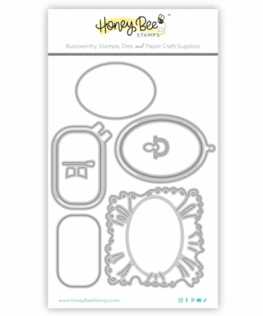 HONEY BEE - Collezione Makers Mix - Honey Cuts Lovely Layers: Shaped Embroidery Hoop