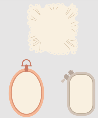 Alternative view of HONEY BEE - Collezione Makers Mix - Honey Cuts Lovely Layers: Shaped Embroidery Hoop