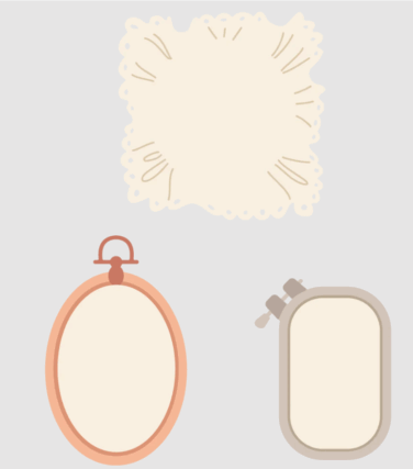 Alternative view of HONEY BEE - Collezione Makers Mix - Honey Cuts Lovely Layers: Shaped Embroidery Hoop