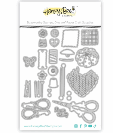 HONEY BEE - Collezione Makers Mix - Honey Cuts Lovely Layers: Stitching Elements