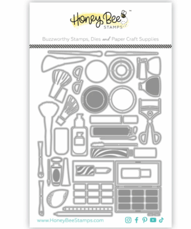 HONEY BEE - Collezione Makers Mix -  Honey Cuts Lovely Layers: Zipper Bag Makeup Add-on