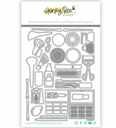 HONEY BEE - Collezione Makers Mix -  Honey Cuts Lovely Layers: Zipper Bag Makeup Add-on