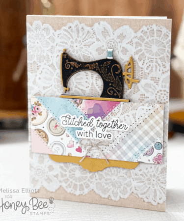 Alternative view of HONEY BEE - Collezione Makers Mix -  4"x6" Stamp Set Sew Glad -