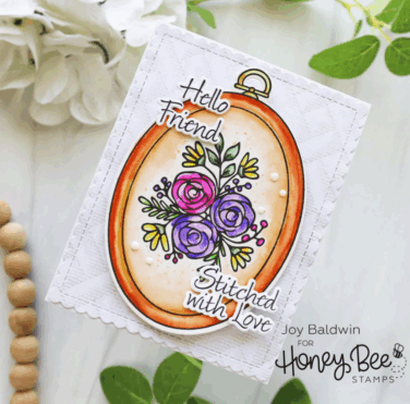 Alternative view of HONEY BEE - Collezione Makers Mix - 6"x8" Stamp Set - Stitched With Love