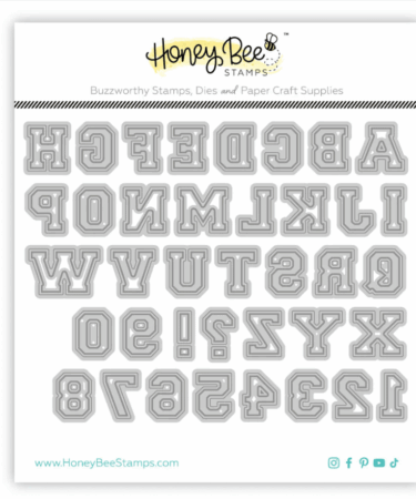 HONEY BEE - Collezione Makers Mix - Honey Cuts Varsity Letters Alphabet
