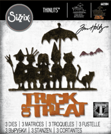Sizzix Thinlits Die by Tim Holtz Trick-or-Treat (3pcs)