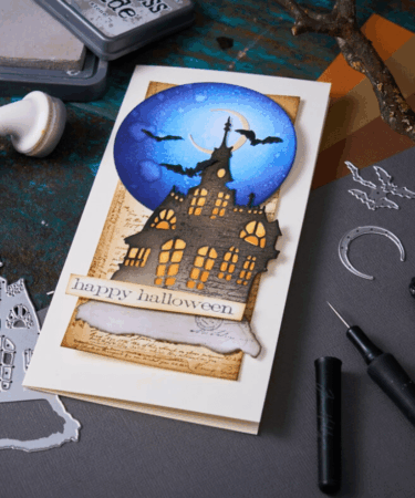 Alternative view of Sizzix Thinlits Die by Tim Holtz Haunted House (3pcs)