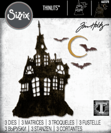 Sizzix Thinlits Die by Tim Holtz Haunted House (3pcs)