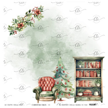 IL NEGOZIO DELLA MAMMA DI CLE - LE CARTE DELLA CLE- COLLEZIONE CHRISTMAS TALES - CARTA NUM. 1