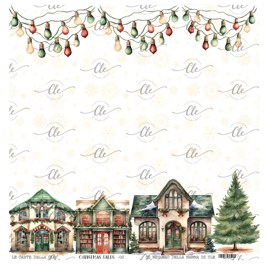 IL NEGOZIO DELLA MAMMA DI CLE -- LE CARTE DELLA CLE- COLLEZIONE CHRISTMAS TALES - CARTA NUM. 2