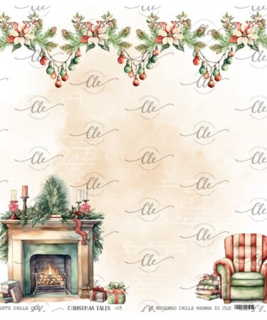 IL NEGOZIO DELLA MAMMA DI CLE - - LE CARTE DELLA CLE- COLLEZIONE CHRISTMAS TALES - CARTA NUM. 3