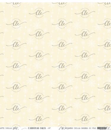 IL NEGOZIO DELLA MAMMA DI CLE -- LE CARTE DELLA CLE-  COLLEZIONE CHRISTMAS TALES - CARTA NUM. 7