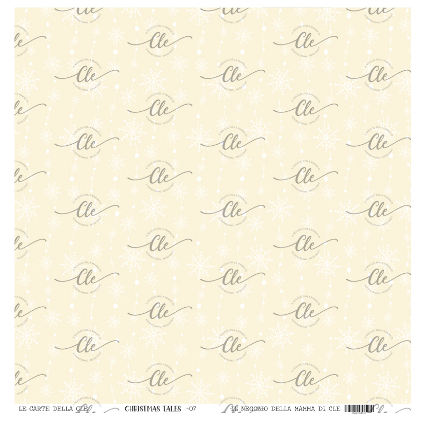 IL NEGOZIO DELLA MAMMA DI CLE -- LE CARTE DELLA CLE- COLLEZIONE CHRISTMAS TALES - CARTA NUM. 7