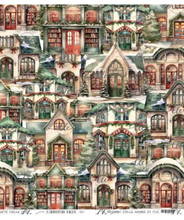 IL NEGOZIO DELLA MAMMA DI CLE - - LE CARTE DELLA CLE- COLLEZIONE CHRISTMAS TALES - CARTA NUM. 10