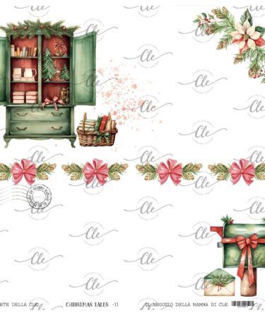 IL NEGOZIO DELLA MAMMA DI CLE - - LE CARTE DELLA CLE- COLLEZIONE CHRISTMAS TALES - CARTA NUM. 11