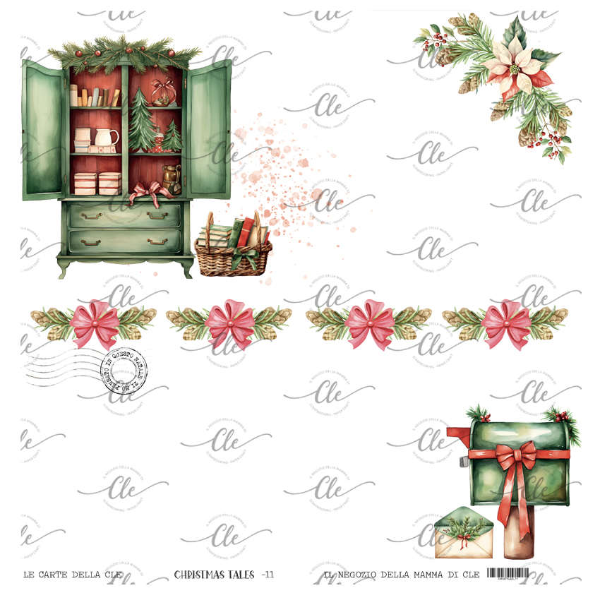 IL NEGOZIO DELLA MAMMA DI CLE - - LE CARTE DELLA CLE- COLLEZIONE CHRISTMAS TALES - CARTA NUM. 11