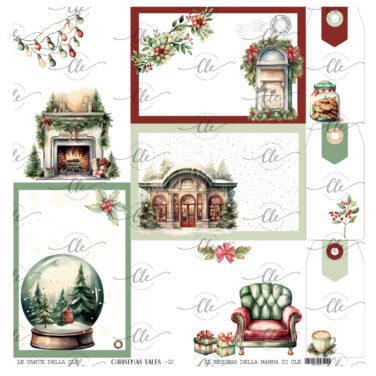 IL NEGOZIO DELLA MAMMA DI CLE - - LE CARTE DELLA CLE- COLLEZIONE CHRISTMAS TALES - CARTA NUM. 12