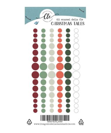 IL NEGOZIO DELLA MAMMA DI CLE – GLI ABBELLIMENTI DELLA CLE – COLLEZIONE  CHRISTMAS TALES - ENAMEL DOTS