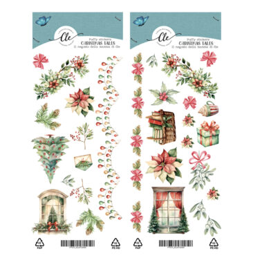 IL NEGOZIO DELLA MAMMA DI CLE – GLI ABBELLIMENTI DELLA CLE – COLLEZIONE  CHRISTMAS TALES - PUFFY STICKERS