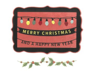 Sizzix Thinlits Die by 49 and Market Snap and Swap Merry Christmas (15pcs)