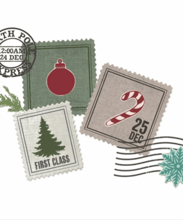 Sizzix Framelits Die w/Stamps by 49 and Market Special Delivery (11+27pcs timbri e fustelle coordinate)