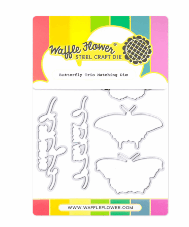 WAFFLE FLOWER - Butterfly Trio Matching Die