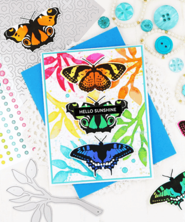 Alternative view of WAFFLE FLOWER - Butterfly Trio Stamp Set