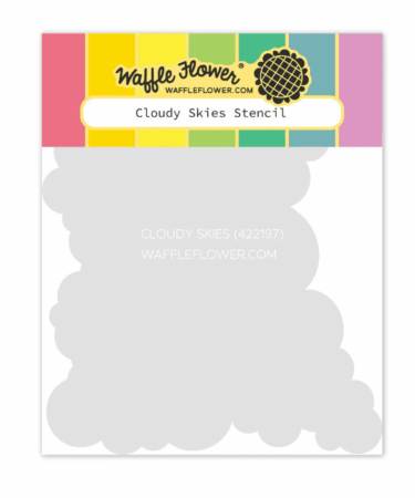 WAFFLE FLOWER - Cloudy Skies Stencil