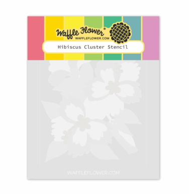 WAFFLE FLOWER - Hibiscus Cluster Stencil