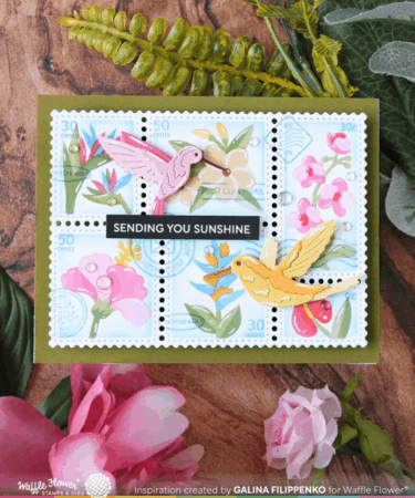 Alternative view of WAFFLE FLOWER - Hummingbirds Die