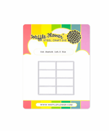 WAFFLE FLOWER - Ink Swatch 1x0.5 Die