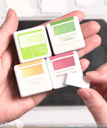 Alternative view of WAFFLE FLOWER - Ink Swatch 1x0.5 Die