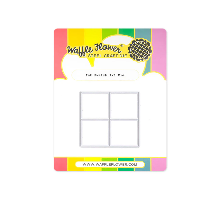 WAFFLE FLOWER - Ink Swatch 1x1 Die