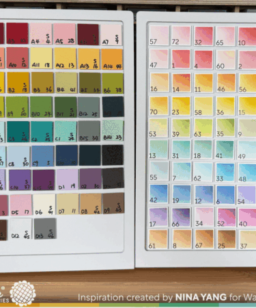 Alternative view of WAFFLE FLOWER - Ink Swatch 1x1 Die