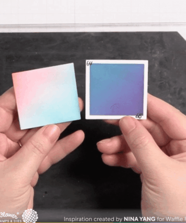 Alternative view of WAFFLE FLOWER - Ink Swatch 2x2 Die