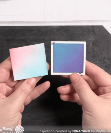 Alternative view of WAFFLE FLOWER - Ink Swatch 2x2 Stencil