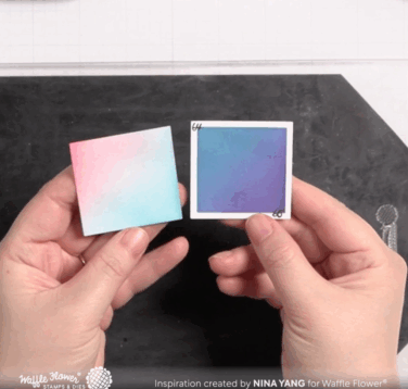 Alternative view of WAFFLE FLOWER - Ink Swatch 2x2 Stencil