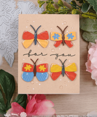 Alternative view of WAFFLE FLOWER - Mix-n-match Butterflies Die