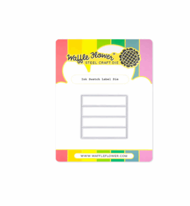 WAFFLE FLOWER - Ink Swatch Label Die