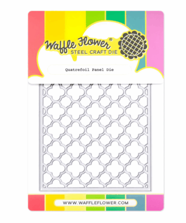 WAFFLE FLOWER - Quatrefoil Panel Die