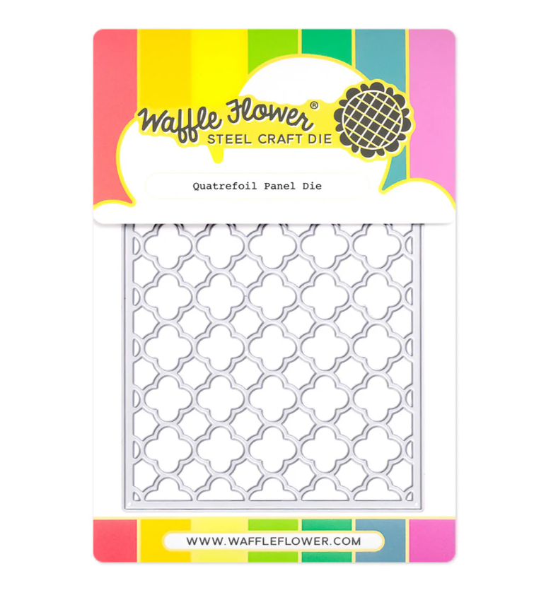 WAFFLE FLOWER - Quatrefoil Panel Die