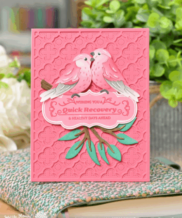 Alternative view of WAFFLE FLOWER - Quatrefoil Panel Die