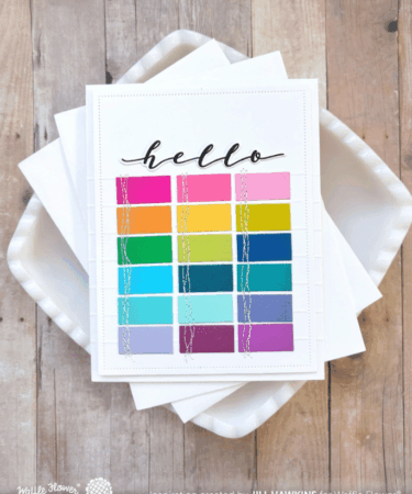 Alternative view of WAFFLE FLOWER - Script Greetings Combo