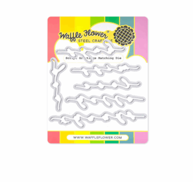 WAFFLE FLOWER - Script Greetings Matching Die