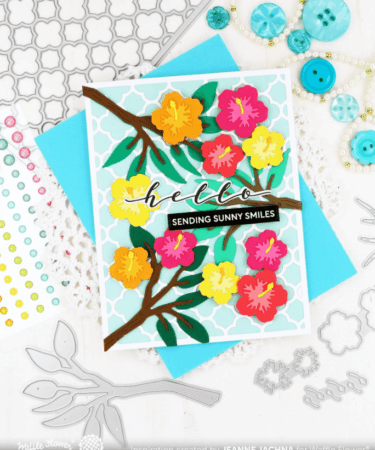 Alternative view of WAFFLE FLOWER - Script Greetings Stamp Set