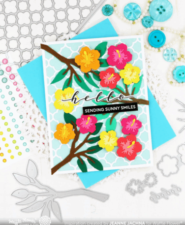 Alternative view of WAFFLE FLOWER - Script Greetings Stamp Set