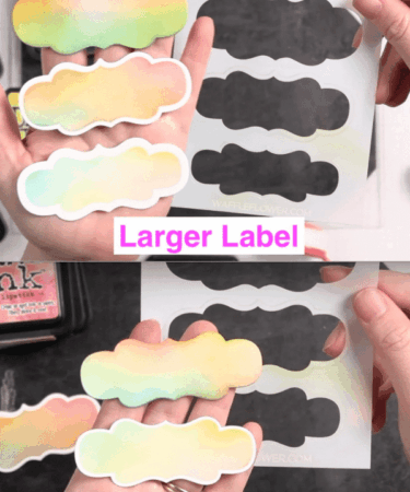 Alternative view of WAFFLE FLOWER - Vintage Label 1 Die