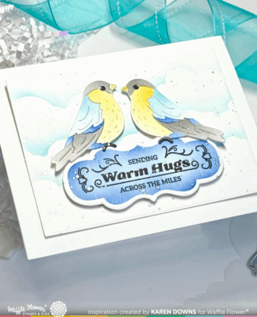 Alternative view of WAFFLE FLOWER - Vintage Label 1 Stencil