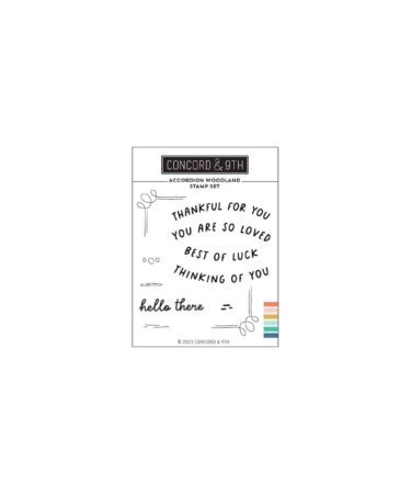 Concord & 9th - Accordion Woodland Stamp Set (3 x 4)